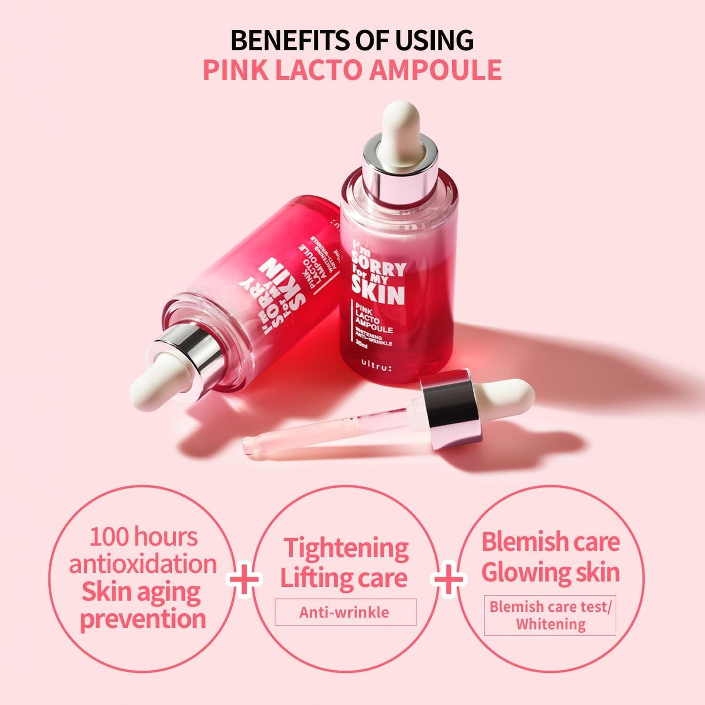 I'M SORRY FOR MY SKIN Pink Lacto Ampoule 30 ml