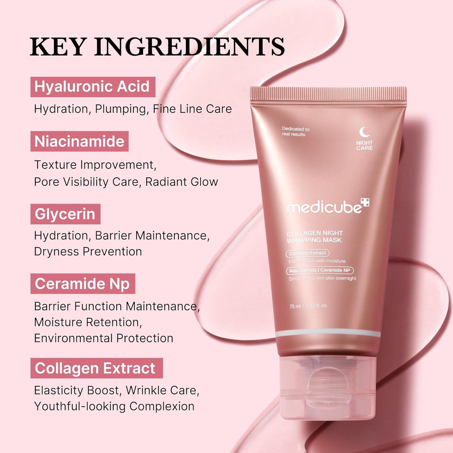 MEDICUBE Collagen Night Wrapping Mask 75 ml