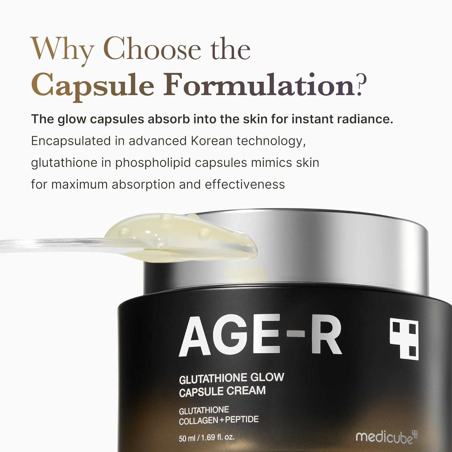 MEDICUBE AGE-R Glutathione Glow Capsule Cream 50 ml