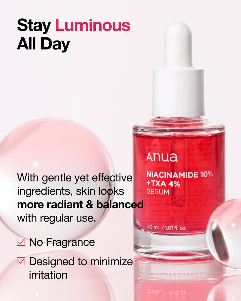 ANUA NIACINAMIDE 10%+TXA 4% SERUM 30ML